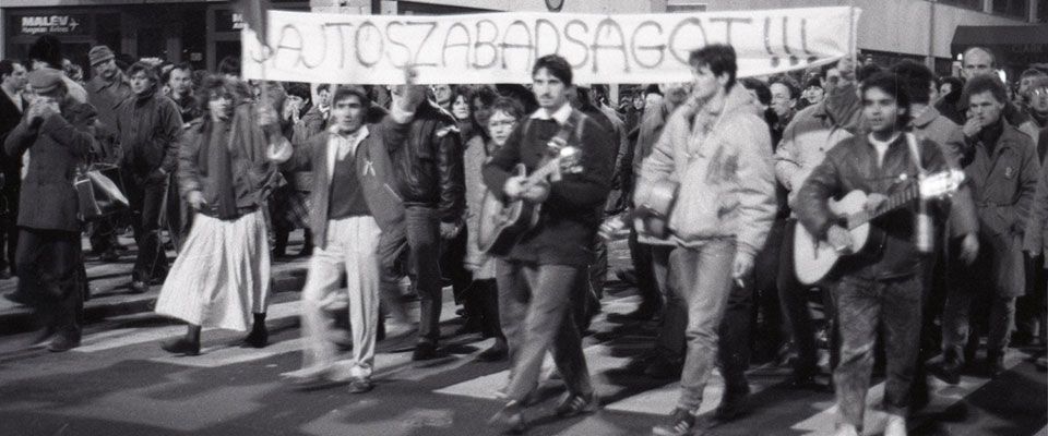 Tüntetések, demonstrációk 1988-1989